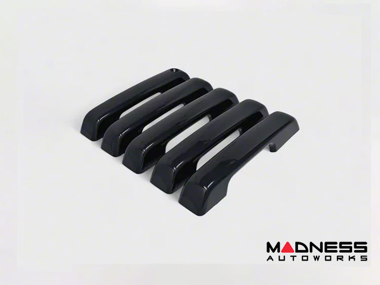 Ford Bronco Door Handle Cover Kit - 4 Door - Gloss Black - 5pc Kit - w/o button